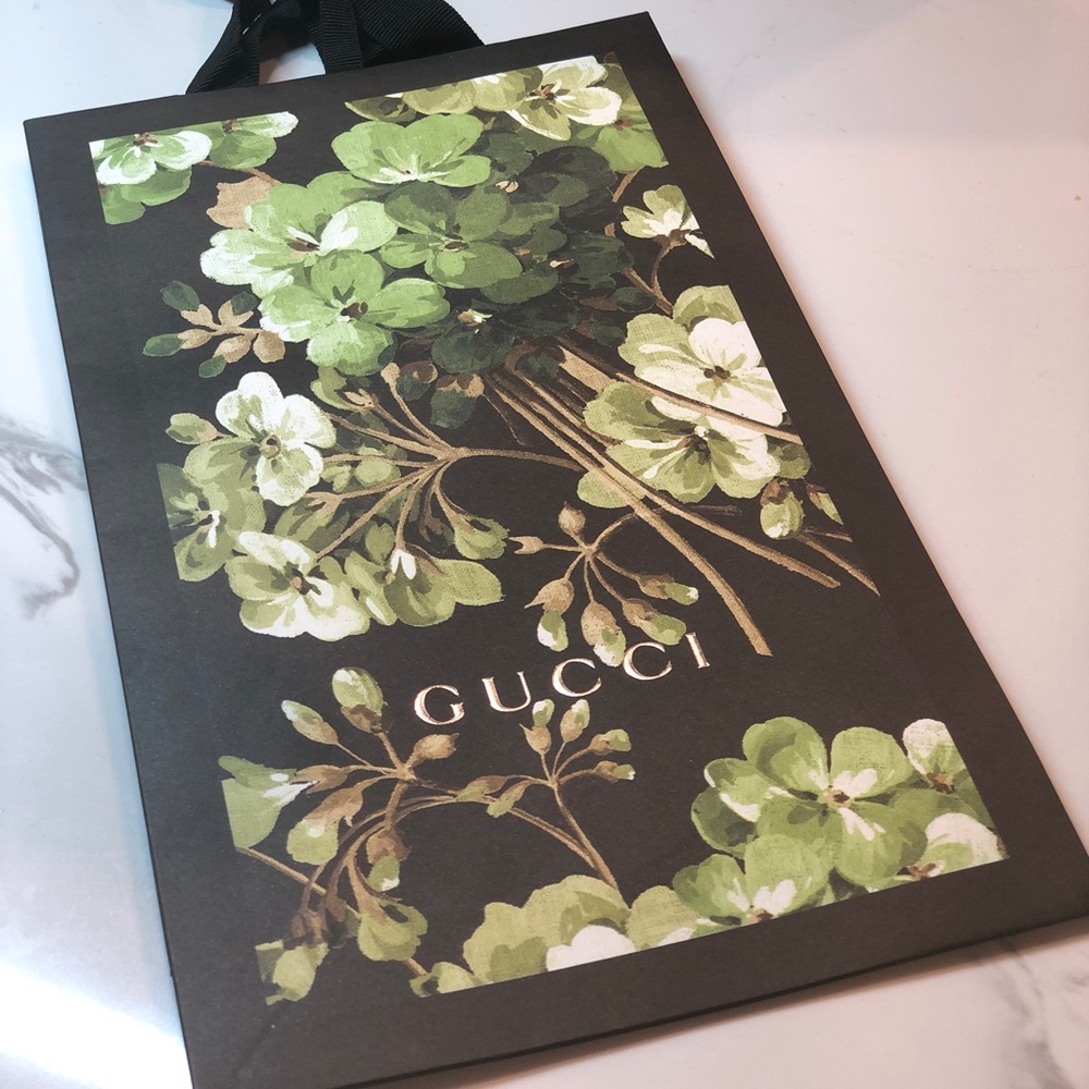 Gucci paper bag shopper bag